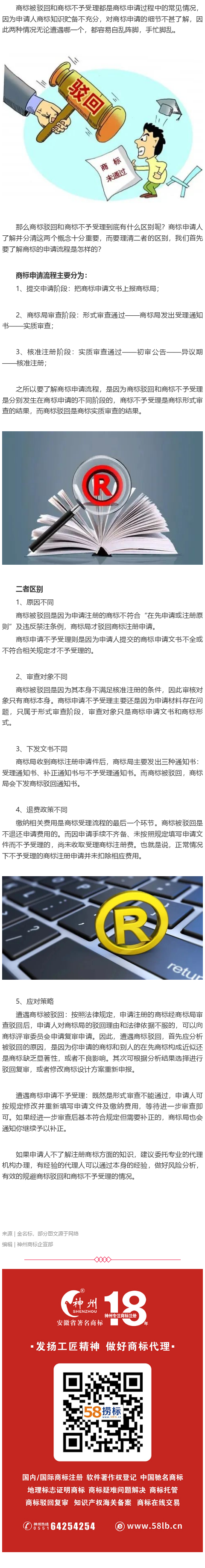 商標知識丨商標駁回和商標不予受理有什么區(qū)別？