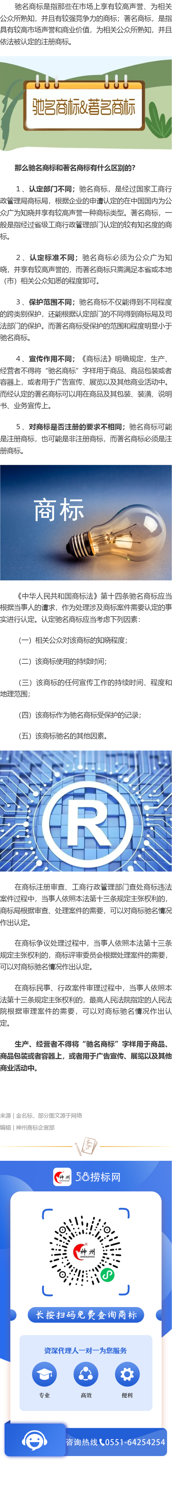 馳名商標(biāo)與著名商標(biāo)有什么區(qū)別?